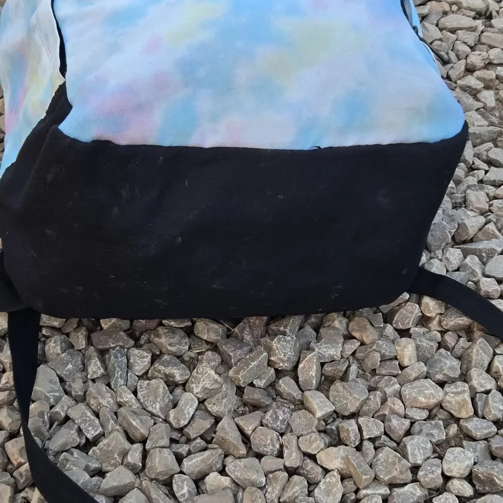 Neff Backpack Tie Dye Pastel Bag Travel Carry On School Hiking Zip Pockets‎
